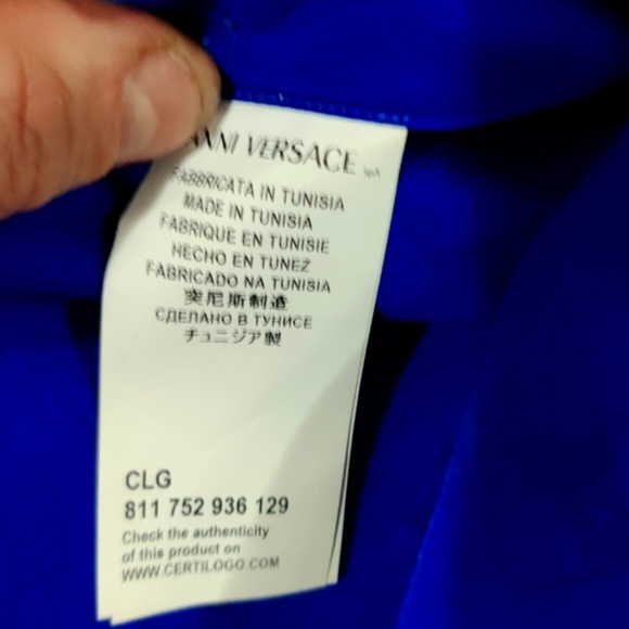 Versace collection button up shirt - Picture 4 of 5